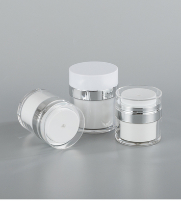 Spot 15ml 30ml 50ml Acrylic vacuum cream bottle cosmetics container cream bottle pressure lotion bottle