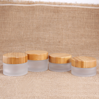 Customized Cosmetic Plastic Bamboo Bottle Packaging Container