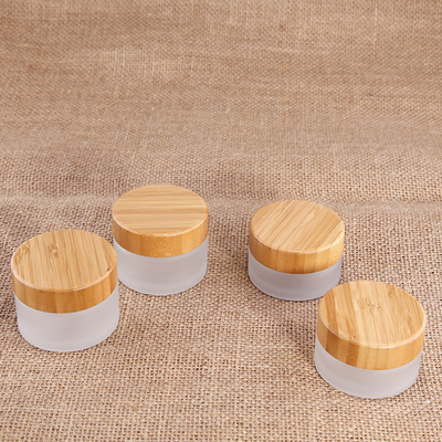 Customized Cosmetic Plastic Bamboo Bottle Packaging Container