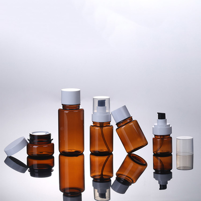 luxury Hot selling Popular PET PP 40ml plastic lotion bottle cosmetic lotion cream bottle with pump Cap spray bottle pre