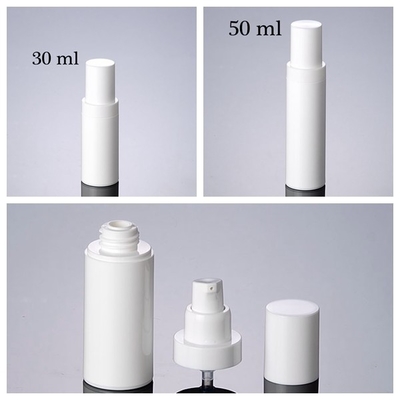 luxury Spot wholesale white plastic bottle 30ML 50ML Cosmetic Jar 10G 15G 30G luxury cosmetic packaging