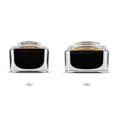 Wholesale clear lotion bottle cosmetic face frosted spray cream glass jar wood cover skin matte 50G bamboo Body scrub