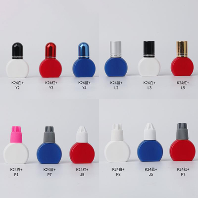 5ml10ml15ml false eyelash glue bottle, plastic glue bottle，nail polish bottle