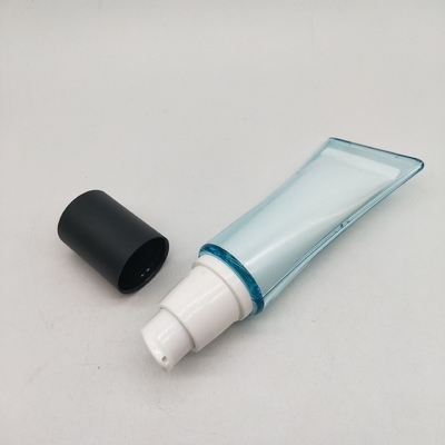 Double layer Nozzle cream hose 30ml cosmetics hose PP packing aloe vera gel hose package customization