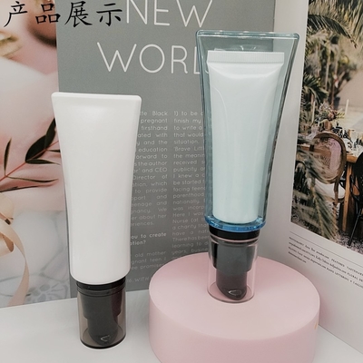 Double layer Nozzle cream hose 30ml cosmetics hose PP packing aloe vera gel hose package customization