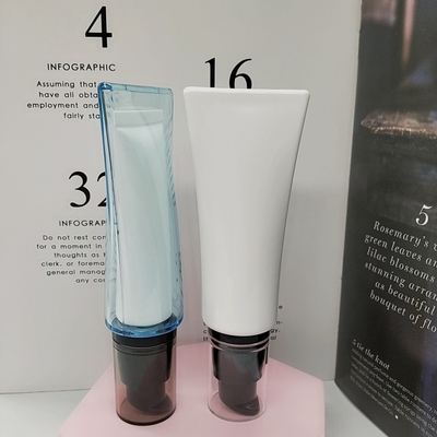 Double layer Nozzle cream hose 30ml cosmetics hose PP packing aloe vera gel hose package customization