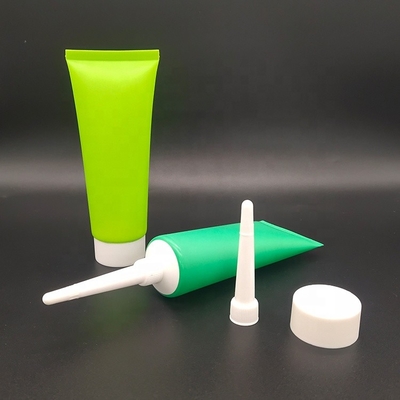 gel packaging tube with long nozzle cap