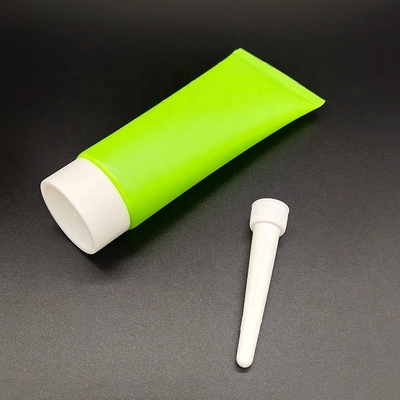 gel packaging tube with long nozzle cap