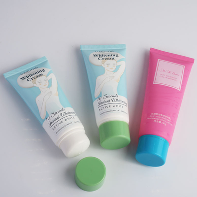 Cosmetics 50ml Tube Cleansing Body Lotion Spa Cream Cleanser Hair Removal Cream PE Tube Packaging