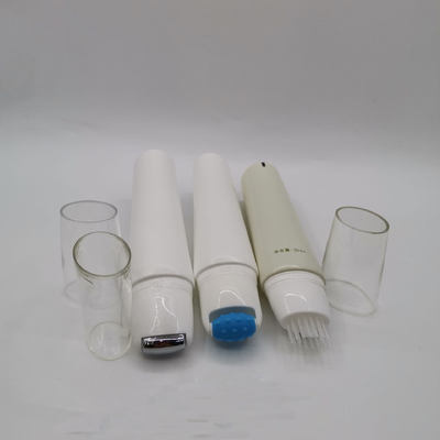 30mmPE hose with ball massage head Plastic hose stainless steel roller package material silicone brush