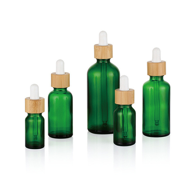 10ml-100ml Essential Oil Bottle 50ml Bamboo Lid White Porcelain/Amber Platinum Essential Oil Bottle Anti-theft Cap