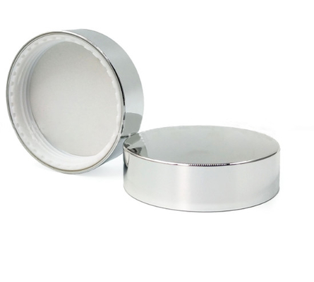 30g 50g double-layer plastic cap/cover for cream jar/bottle  electroplating plastic Cosmetics screw cap