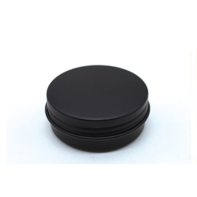 5ml --200ml Black Round Aluminum Can Christmas Candle Containers Empty Pomade Packaging Lip Balm Tin