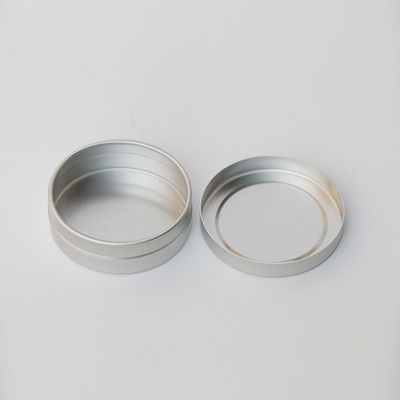 10g 50g No screw thread silver aluminum box makeup incense lip gloss aluminum box canned candle paste aluminum can