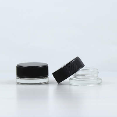 Eye cream bottle cream bottle square round brown frosted transparent screw cap thick bottom 3g 5g15g