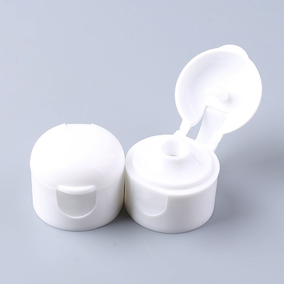 Plastic 20/24/28 MM flip top cap PP material ball shape flip cap for hand sanitizer/toner/lotion/makeup bottle flip cap