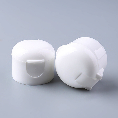 Plastic 20/24/28 MM flip top cap PP material ball shape flip cap for hand sanitizer/toner/lotion/makeup bottle flip cap