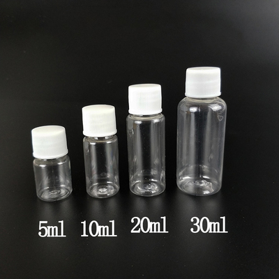 5ml10 20 30ml gram transparent plastic bottle small empty bottle sub-bottle sample bottle empty bottle thickened