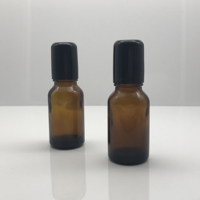 15ML Brown essential oil bottle medicated oil bottle massage oil bottle roller glass bottle