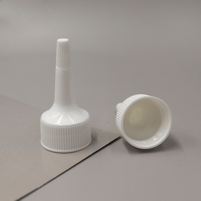 24/410 Plastic pointed mouth cap plastic dropper cap white dropper tip cap