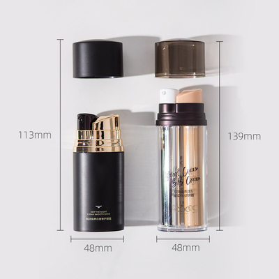 Double Barreled Plastic 5ml *2 10ml *2 15ml *2 Airless Serum Pump Bottle