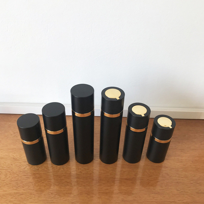 100ml 30ml 50g 30g Unique New Round Black Rose Gold Mini Small Square Plastic Skin Lotion Bottle With Pump