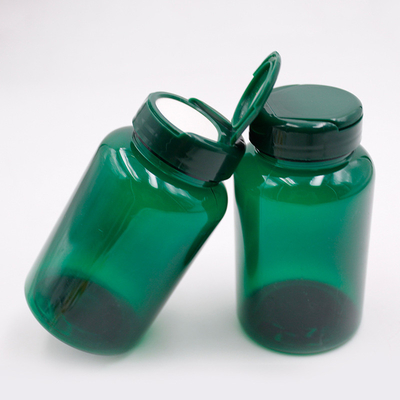 BPA free 80ml 120ml 150ml PET Plastic Pill Capsule Bottle Health Care Bottle with flip cap