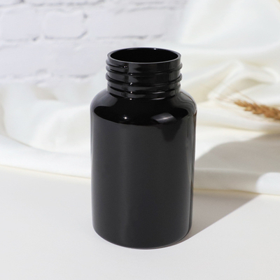 PET medicine bottle plastic solid bottle black health care product packaging bottle