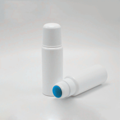 30ml50ml60ml100ml PET White Plastic Sponge liniment applicator bottle