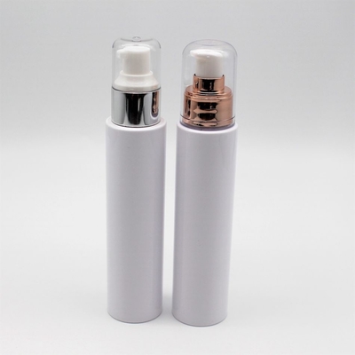 PET pump lotion bottle 30ml 40ml 50ml 60ml 80ml 100ml 120ml clear flat shoulder glass spray bottle for cosmetic