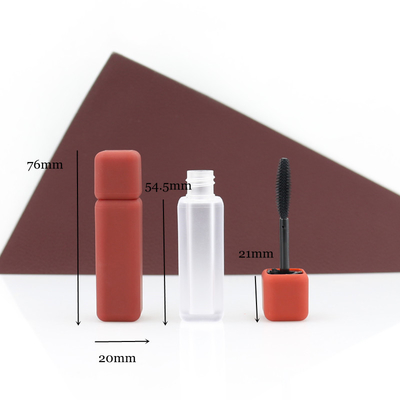 5ML Hot Sale Empty Luxury Rubber Paint Soft Touch Square Plastic Lipgloss / Lipstick/ eyelashes Packaging Tube Lip Gloss