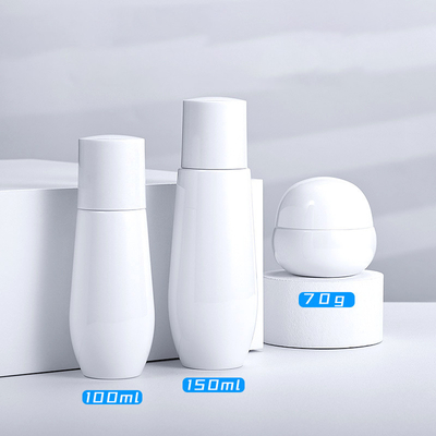 Skincare Packaging Set, 100ml Spray Bottle, 70g Cream Bottle, 150ml Press Lotion Bottle, Customized Logo