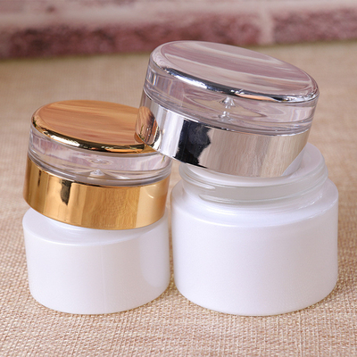 Cosmetic packaging set with electroplate silver pump/silver cap,20ml-100ml lotion bottle and Spray bottle, cream Jar