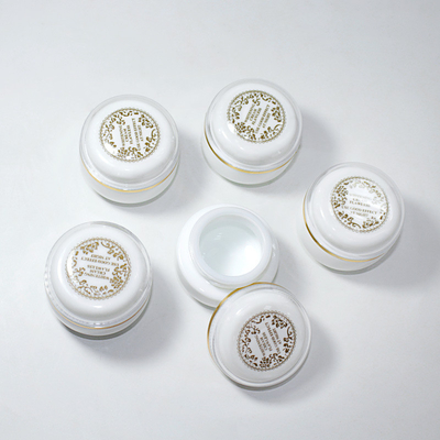 20G/30GPlacenta element cream jar two-layer cap pearl cream packaging bottle beauty cream bottle for dry skin