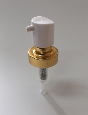 20mm Anodized Aluminum Bayonet Lotion Pump Gold/Silver Plastic Cover