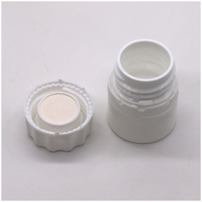 Pharmaceutical use 20ml-35ml White HDPE Plastic Pill Bottles with desiccant cap/Anti-theft cover