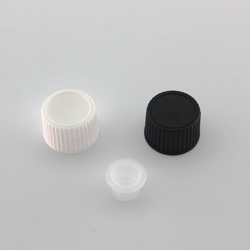 18/410 20/410 22mm 24mm 28mm Size PolyCone Lined Black Phenolic Caps For Essential Oil Bottles