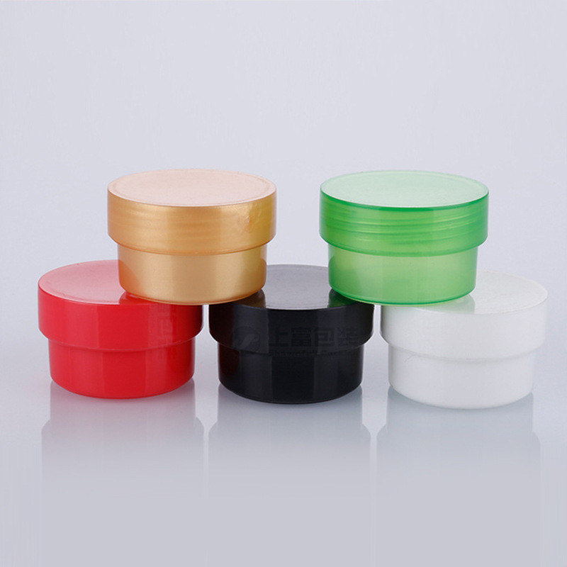 High quality medicine cosmetic packaging bottle cream jar plastic ointment cream bottle skin cream round shape available