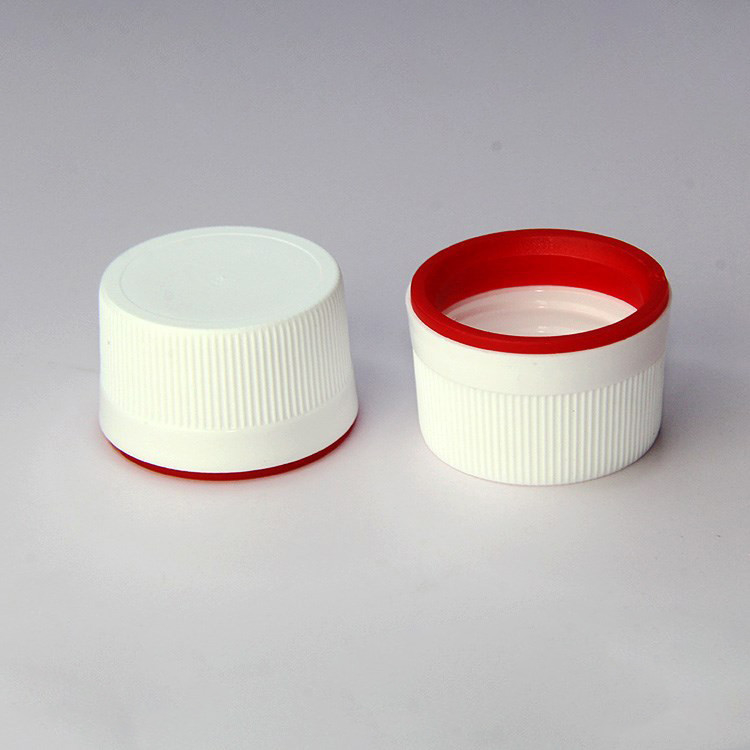 24mm 28mm 38mm plastic cap with EPE or PE liner with tamper evident for syrup glass bottles enzyme bottle