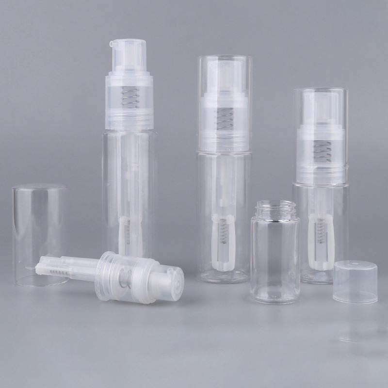 60ml 80ml 120ml Dry Hair Powder Spray Pump Bottle, Skin Care Baby Talcum Dry PET Powder Pump Spray cosmetic packaging
