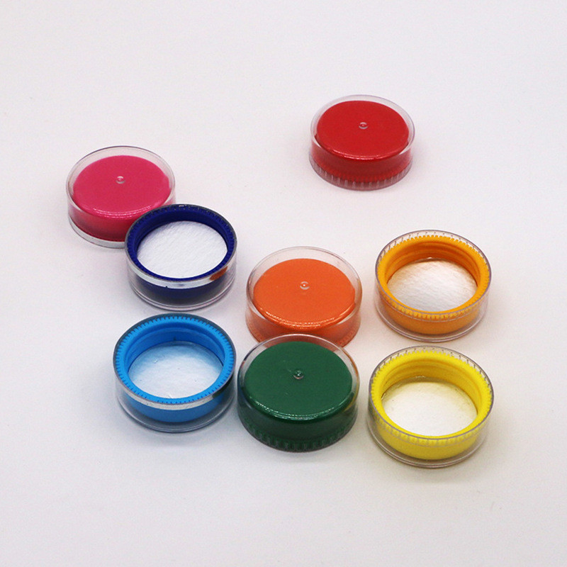 38/400 42/400 Food Grade Plastic Lid , Plastic Double Layer Cap, PS Clear Screw-On Cap