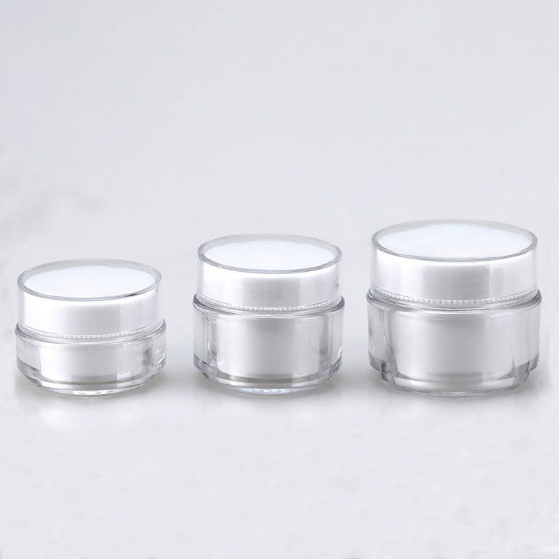 5G 10G 15G 20G 50G 100G Cosmetic Jar Acrylic Cream Jar Refillable Cans Vacuum Bottle