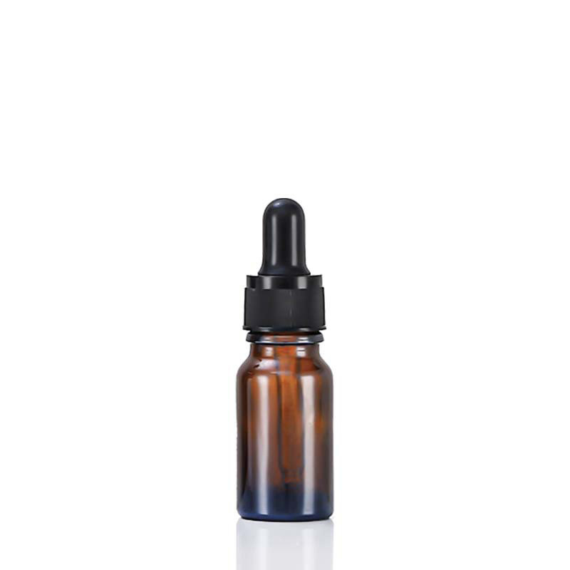 1/3 Oz Empty Glass Bottles with Glass Eye Dropper Dispenser for Essential Oils, Colognes & Perfumes,  Lab Chemicals