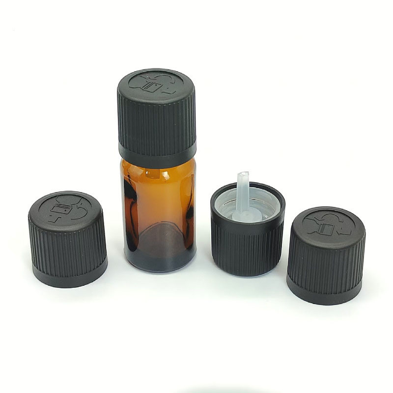 18mm PP Plastic Bottle Cap featuring an Inner Plug, Press Screw, Anti-Theft Cover, and Childproof Double-Layer Dust Cover