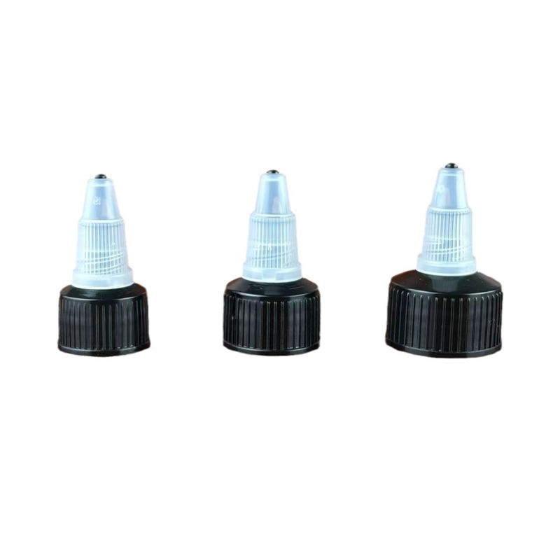 24/410 Natural Twist Top Caps Black Bottle Dispensing Caps Squeeze Bottle Replacement Twist Caps for Squeeze Bottles, Replacement Caps, Cosmetics Bottles, Crafts Bottles