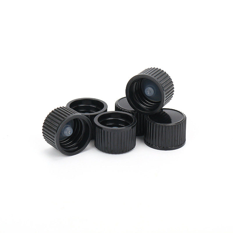 Tamper Evident Plastic Cap with Inner Plug for DIN28 Essential Oil Glass Bottle