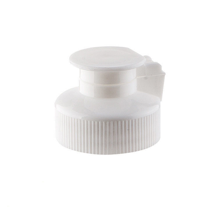 Cap, 28/00, disc top, White, PP