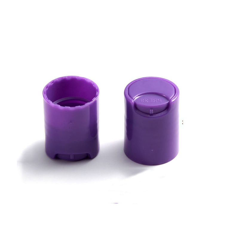 Purple Plastic Flip Top Caps