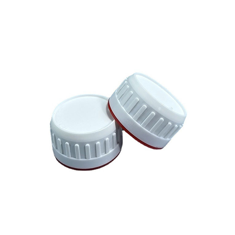 48mm White Anti-Theft Cap for Plastic Lab Chemical Reagent Bottles