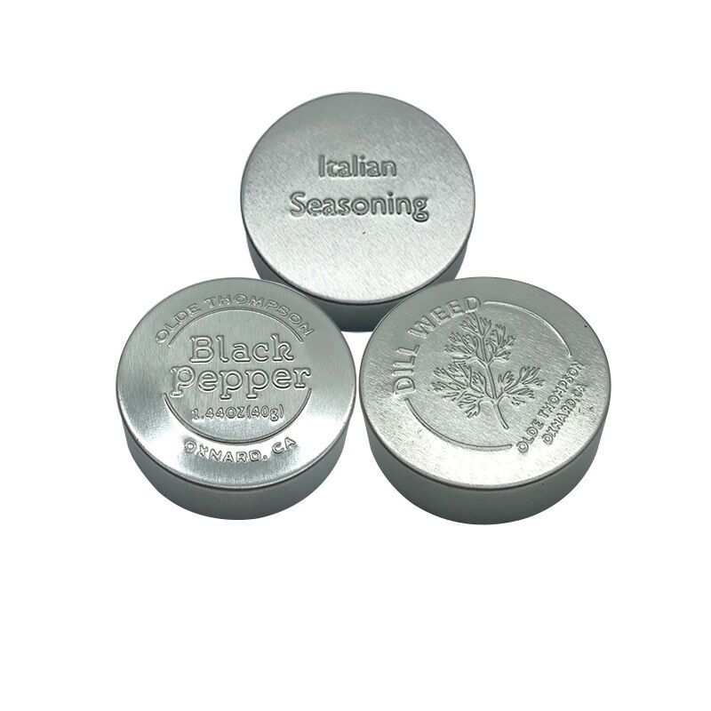 Custom Printing Luxury Metal Aluminum Packaging Can Lid Leak-proof And Moisture-proof For Candle Packaging